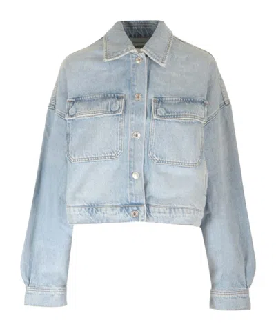 AGOLDE LONG-SLEEVED DENIM JACKET