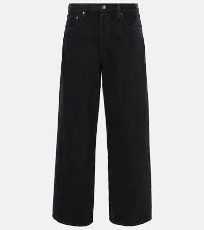 AGOLDE LOW SLUNG BAGGY WIDE-LEG JEANS