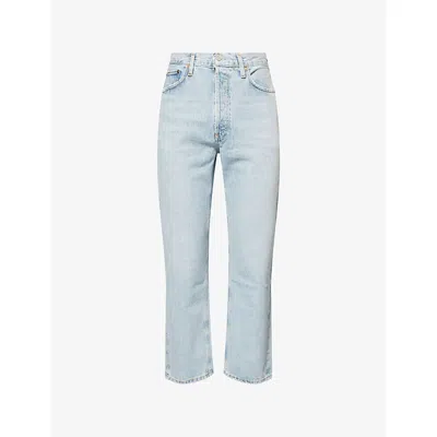 AGOLDE MENS FORCE 90'S STRAIGHT-LEG DENIM JEANS