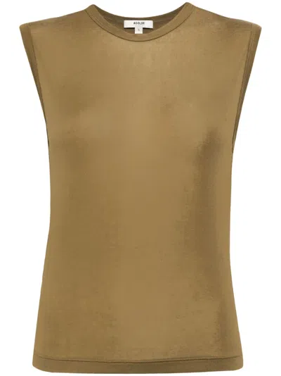 AGOLDE NIKITA ROUND-NECK TANK TOP