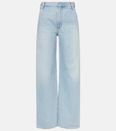 AGOLDE SHONA HIGH-RISE WIDE-LEG JEANS