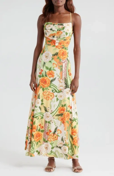 AGUA BENDITA AGUA BENDITA ARISTA ETE STRAPLESS MAXI COVER-UP DRESS