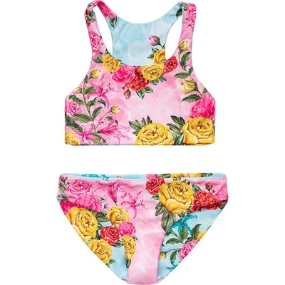 AGUA BENDITA AGUA BENDITA KIDS' MIRAGE GIANNA REVERSIBLE TWO-PIECE SWIMSUIT