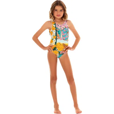 AGUA BENDITA AGUA BENDITA KIDS' NOPAL STAR ONE-PIECE SWIMSUIT