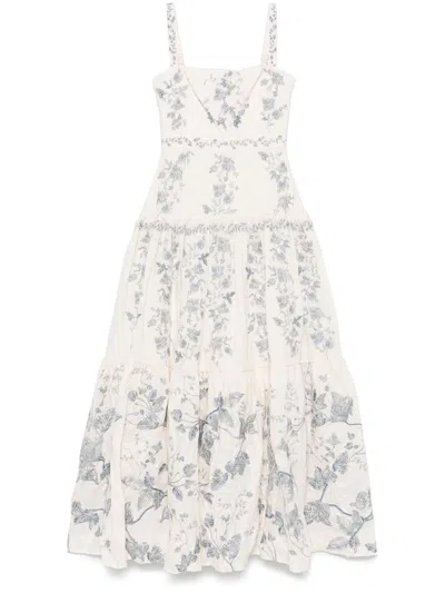 AGUA BY AGUA BENDITA LIMA BOUGAINVILLEA MAXI DRESS