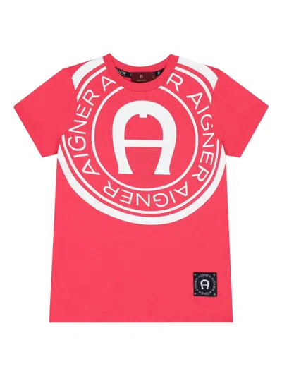 AIGNER LOGO-PRINT T-SHIRT