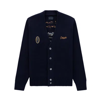 AIMÉ LEON DORE AIMÉ LEON DORE X PORSCHE 356 CARDIGAN 'NAVY BLAZER'