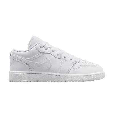 AIR JORDAN AIR JORDAN 1 LOW GS 'TRIPLE WHITE' 2023