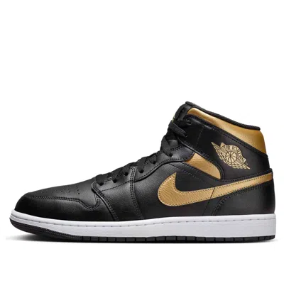 AIR JORDAN Air Jordan 1 Mid 'Black Metallic Gold'