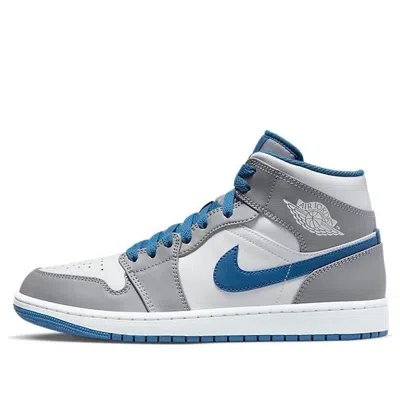 AIR JORDAN Air Jordan 1 Mid 'Cement Grey True Blue'