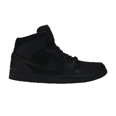AIR JORDAN AIR JORDAN 1 MID 'TRIPLE BLACK'