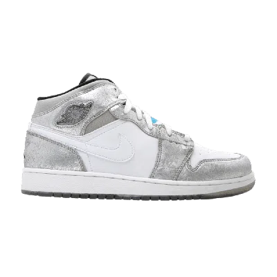 AIR JORDAN AIR JORDAN 1 PREMIUM GS 'METALLIC SILVER'