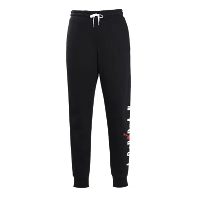 AIR JORDAN Air Jordan Alphabet Printing Athleisure Casual Sports Long Pants Black