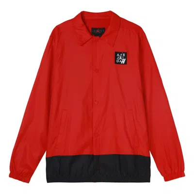 AIR JORDAN Air Jordan Athleisure Casual Sports Jacket Red