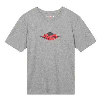 AIR JORDAN Air Jordan Basketball Athleisure Casual Sports Short Sleeve Gray