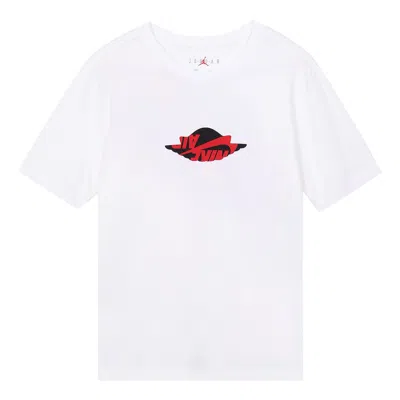 AIR JORDAN Air Jordan Basketball Athleisure Casual Sports Short Sleeve White