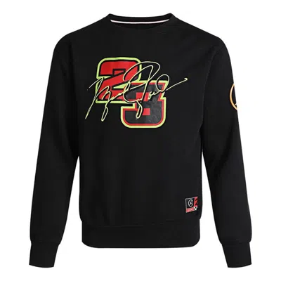 AIR JORDAN Air Jordan Basketball Print Digital Crewneck Pullover Fleece Sweatshirt For Men Black
