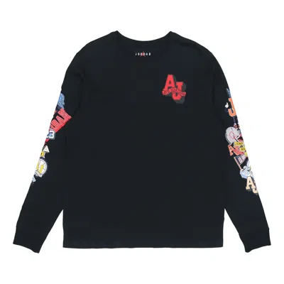 AIR JORDAN Air Jordan Casual Sports Long Sleeves Round Neck Black