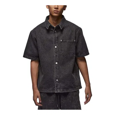 AIR JORDAN Air Jordan Denim Shirt Asia Sizing 'Washed Black'