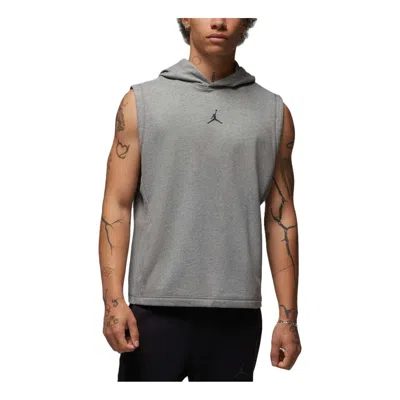 AIR JORDAN Air Jordan Dri-FIT Sport Sleeveless Breathable Pullover hooded Vest 'Grey'