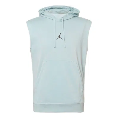 AIR JORDAN Air Jordan Dri-FIT Sport Sleeveless Breathable Solid Color Pullover hooded Vest Blue