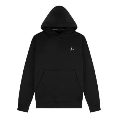 AIR JORDAN Air Jordan Embroidered Logo Sports Fleece Hoodie 'Black'
