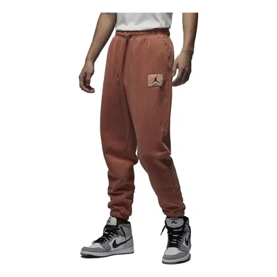 AIR JORDAN Air Jordan Essential Fleece Washed Trousers 'Orange'