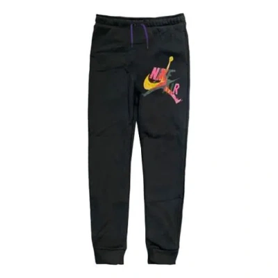 AIR JORDAN Air Jordan Fleece Lined Casual Sports Pants Black