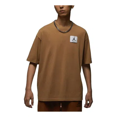AIR JORDAN Air Jordan Flight Essential Oversized T-shirt Asia Sizing 'Brown'