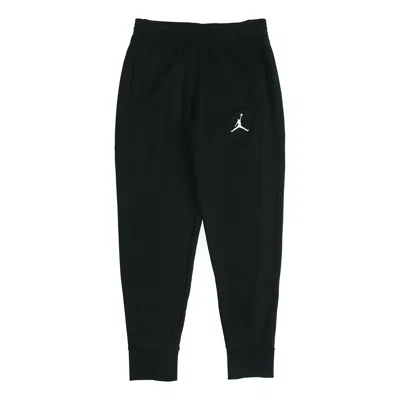 AIR JORDAN Air Jordan Flight Fleece Knit Fleece Lined Casual Sports Long Pants Black