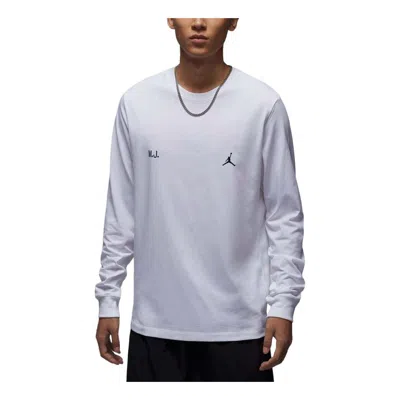 AIR JORDAN Air Jordan Flight Graphic Long Sleeve T-shirt Asia Sizing 'White'
