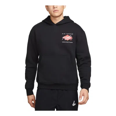 AIR JORDAN Air Jordan Flight Logo Hoodie 'Black Red'