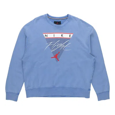 AIR JORDAN Air Jordan Flight MENS Casual Sports Crew-neck Blue