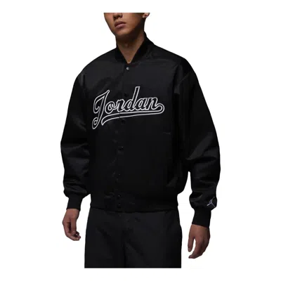 AIR JORDAN Air Jordan Flight MVP Waterproof Baseball Jacket Asia Sizing 'Black White'