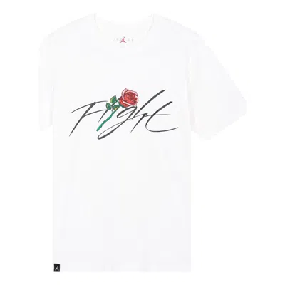 AIR JORDAN Air Jordan Flight Rose T-Shirt 'White'