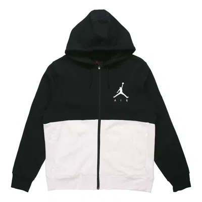 AIR JORDAN Air Jordan Flying Man Logo Printing Fleece hooded Sports Black