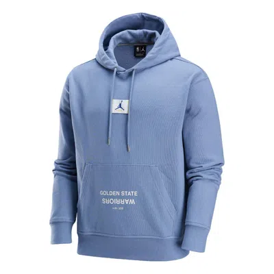 AIR JORDAN Air Jordan Golden State Warriors Courtside NBA Fleece Pullover Hoodie Asia Sizing 'Ashen Slate'