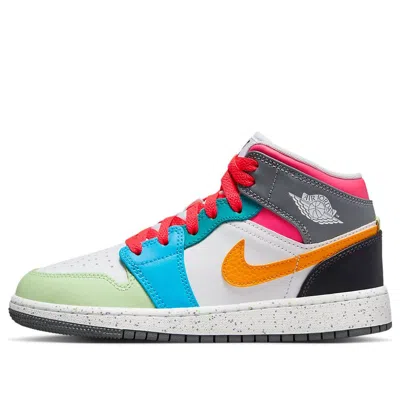 AIR JORDAN (GS) Air Jordan 1 Mid 'Multi-Color'