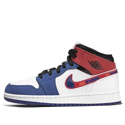 AIR JORDAN (GS) Air Jordan 1 MID SE 'Multicolored Swoosh'