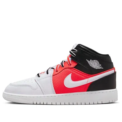 AIR JORDAN (GS) Air Jordan 1 Mid SE 'White Infrared'