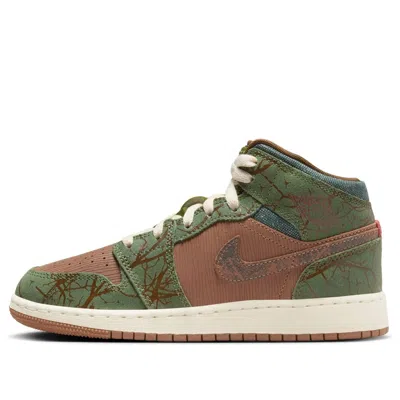 AIR JORDAN (GS) Air Jordan 1 Mid 'Treeline'