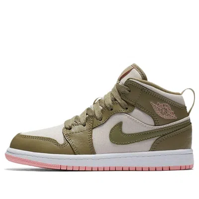 AIR JORDAN (GS) Air Jordan 1 Mid 'Trooper Bleached Coral'