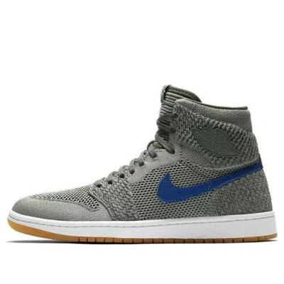 AIR JORDAN (GS) Air Jordan 1 Retro High Flyknit 'Clay Green'