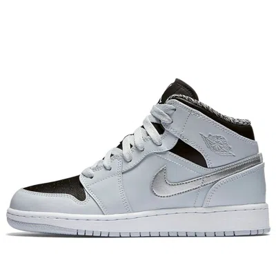 AIR JORDAN (GS) Air Jordan 1 Retro Mid 'Pure Platinum'