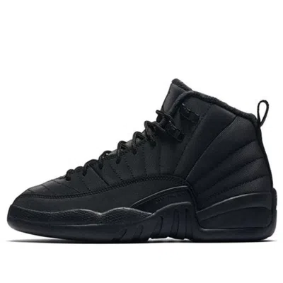AIR JORDAN (GS) Air Jordan 12 Retro Winterized 'Triple Black'