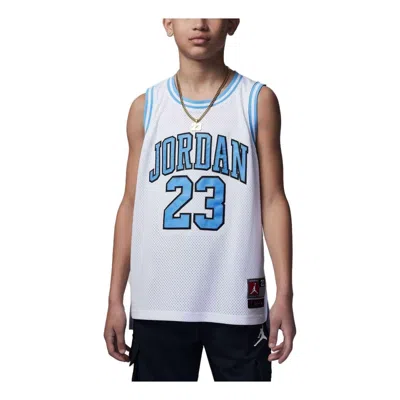 AIR JORDAN (GS) Air Jordan 23 Basketball Jersey 'White University Blue'