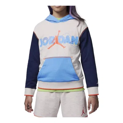 AIR JORDAN (GS) Air Jordan Backyard Adventure Boxy Sweatsuit 'Blue'