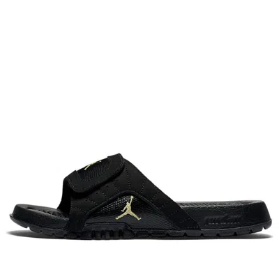AIR JORDAN (GS) Air Jordan Hydro 12 Slide 'Black Metallic Gold'