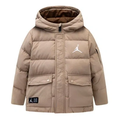 AIR JORDAN (GS) Air Jordan Jumpman Puffer Jacket 'Beige'