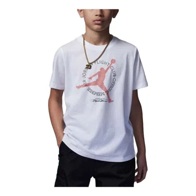 AIR JORDAN (GS) Air Jordan Official Member T-shirt 'White'